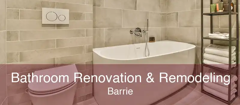 Bathroom Renovation & Remodeling Barrie