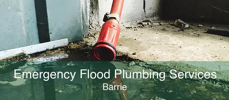 Emergency Flood Plumbing Services Barrie
