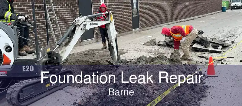 Foundation Leak Repair Barrie