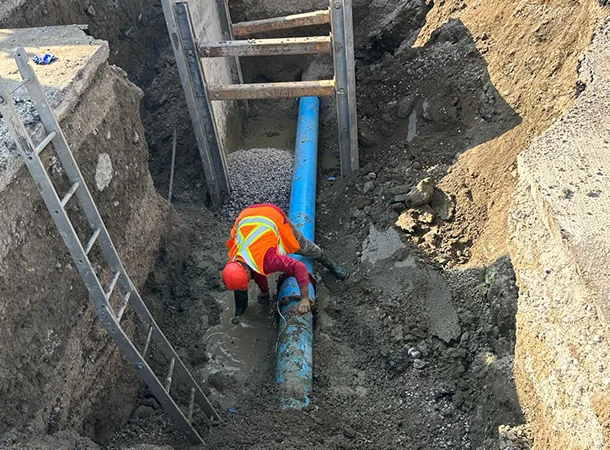 Sewer Pipe Burst Replacement in Barrie