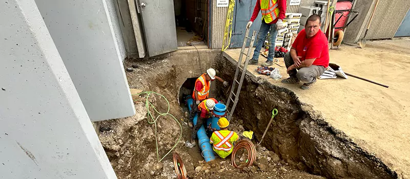 Underground Pipe Leak Repair in Barrie