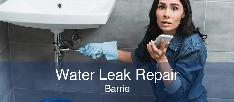 Water Leak Repair Barrie