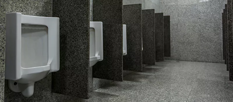 Urinal Divider Installation in Barrie, ON