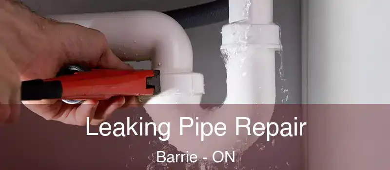  Leaking Pipe Repair Barrie - ON